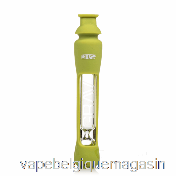 Vape Jetable Grav 12mm Dégustateur Avec Peau Silicone Vert Avocat